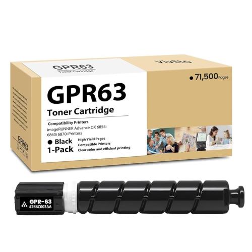 Canon GPR-63 (4766C003AA) High-Yield Black Toner Cartridge