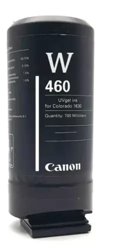 Canon UVgel 460 White Ink – 700ml (6125C001AA) – OEM Large Format Ink Cartridge