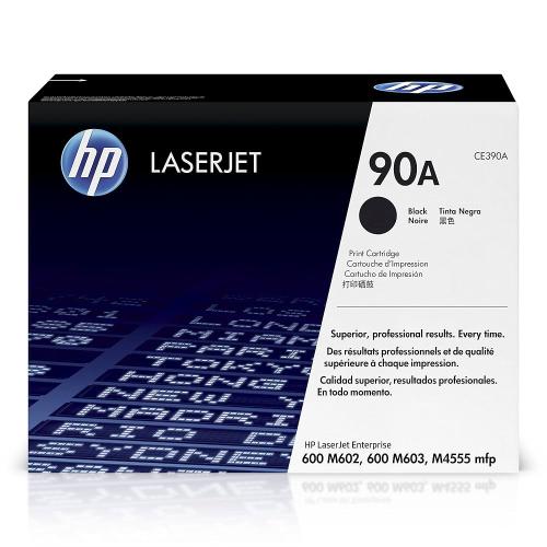 HP 90A Black Toner Cartridge (CE390A)