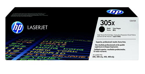 HP 305X Black High Yield Toner Cartridge (CE410X)