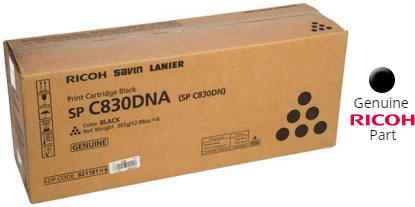 Ricoh SP C830DN Black Toner (821181)