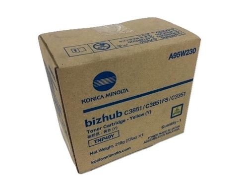 Konica Minolta A95W230 (TNP-49Y) Yellow Toner Cartridge