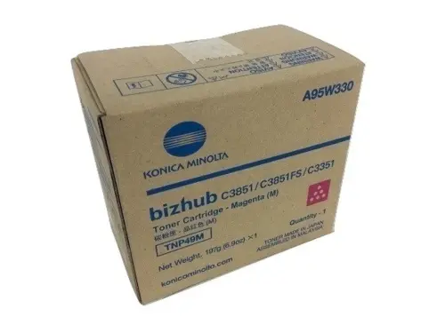 Konica Minolta A95W330 (TNP-49M) Magenta Toner Cartridge