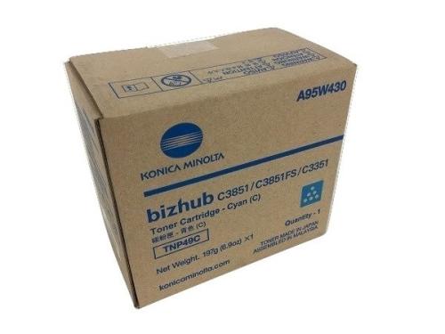 Konica Minolta A95W430 (TNP-49C) Cyan Toner Cartridge