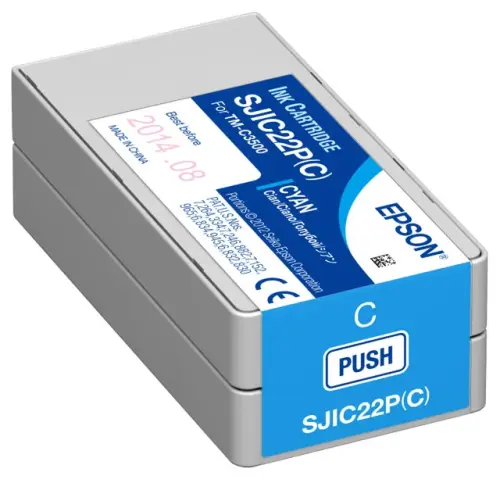 Epson ColorWorks TM-C3500 Cyan Ink Cartridge