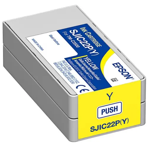 Epson ColorWorks TM-C3500 Yellow Ink Cartridge