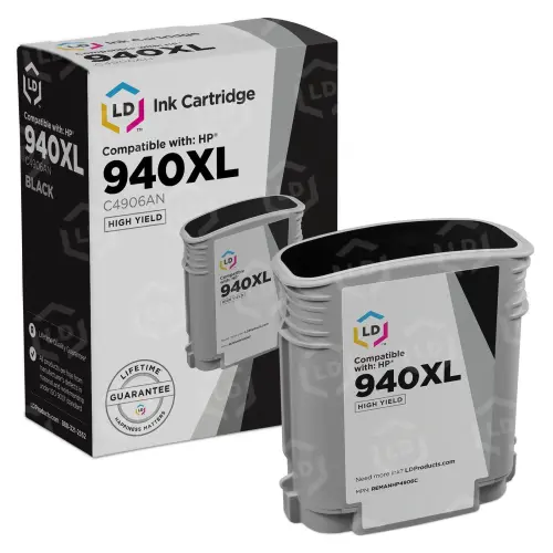HP 940XL / C4906AN High-Yield Black Ink Cartridge