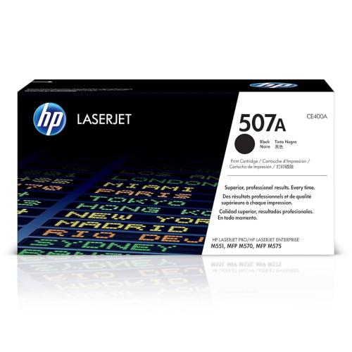 HP 507A (CE400A) Black Original LaserJet Toner Cartridge