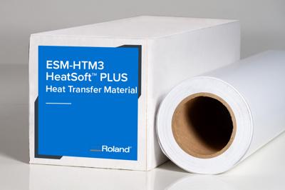 Roland ESM-HTM3-75-20 – HeatSoft™ Matte Heat Transfer Material (75 in × 20 ft) – Printable Textile Film