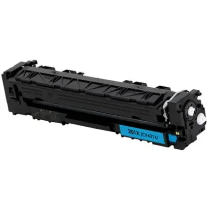 COMPATIBLE HP 201X Cyan Toner Cartridge (CF401X) — ~2,300 Page Yield for LaserJet Pro M252 / M277 Series