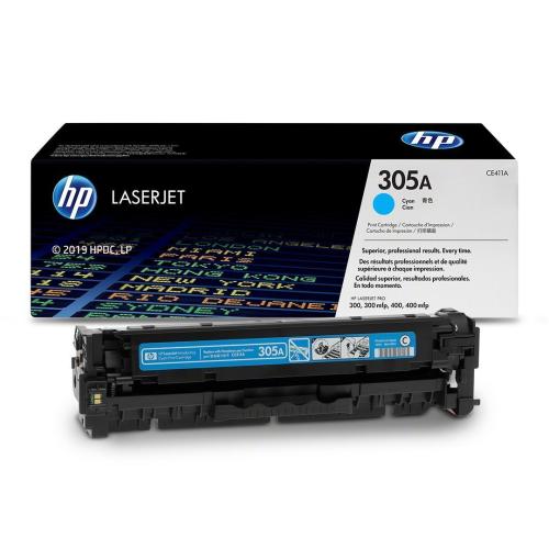 HP 305A Cyan Original LaserJet Toner Cartridge (CE411A)