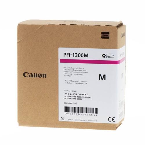 Canon PFI-1300M Magenta Pigment Ink Tank – 330?mL (0813C001AA)