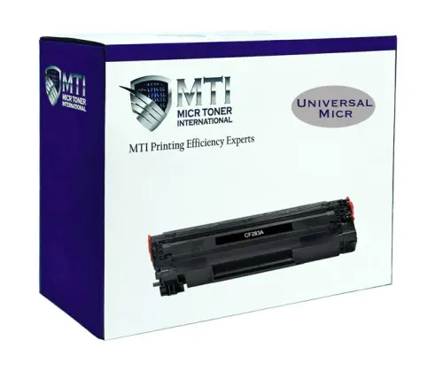 MICR Print Solutions CF283A(M) (83AM) Black MICR Toner Cartridge – 1,500-Page Yield