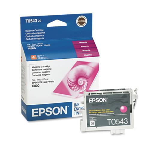 Epson T054320 Magenta Ink Cartridge – UltraChrome Hi-Gloss – Approx. 400-Page Yield