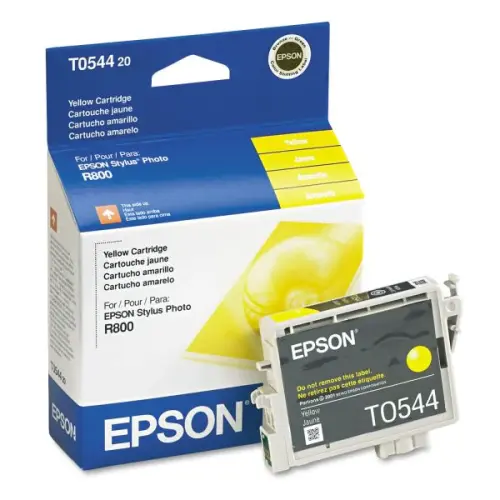 Epson T054420 Yellow Ink Cartridge – UltraChrome Hi-Gloss 2 (Approx. 400-Page Yield)