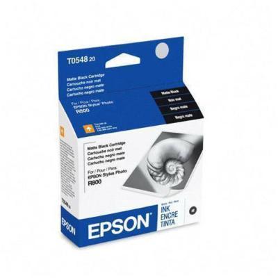 Epson T054820 Matte Black Ink Cartridge – UltraChrome?Hi-Gloss 2 – Approx. 400-Page Yield