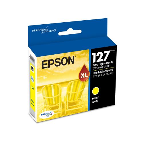 Epson T127420 DURABrite Ultra Yellow Ink – ~350-Page Yield