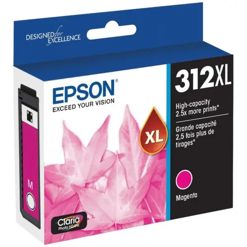 Epson T312XL320-S High-Yield Magenta Ink Cartridge – Claria Photo HD