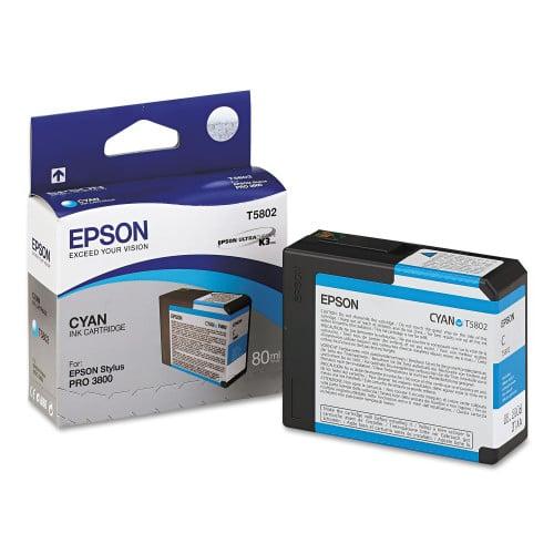 Epson T580200 UltraChrome K3 Cyan Ink Cartridge – 80ml