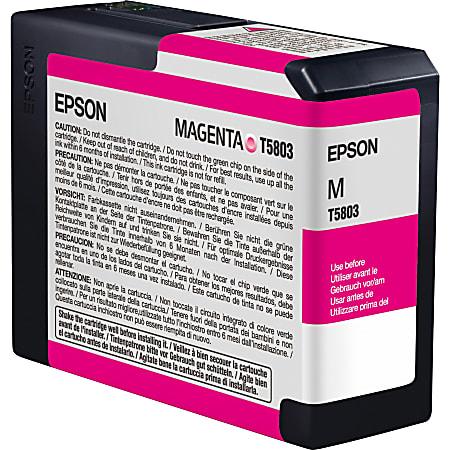 Epson T580A00 UltraChrome?K3 Matte Black Ink Cartridge (80?mL) – Genuine OEM