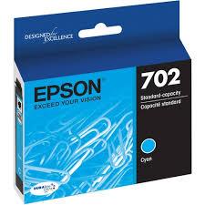 Epson T702220-S Cyan Ink Cartridge – Standard Yield (DURABrite Ultra)