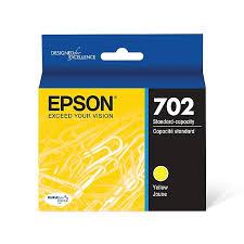 Epson T702420-S Yellow Ink Cartridge – Standard Yield (DURABrite Ultra)