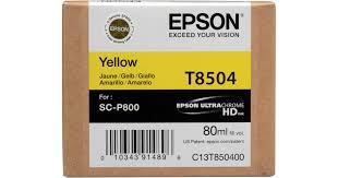 Epson T850400 (T8504) UltraChrome HD Yellow Ink Cartridge – 80?mL