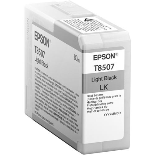 Epson T850700 (T8507) UltraChrome HD Light Black Ink Cartridge – 80?mL