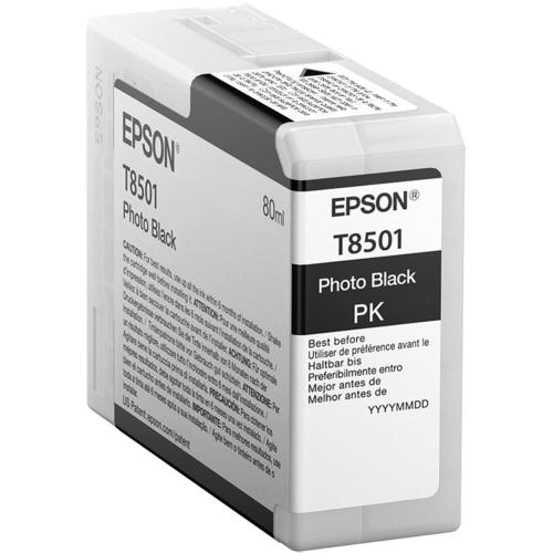 Epson T85080N UltraChrome?HD Matte Black Ink Cartridge (80?mL) – Genuine OEM