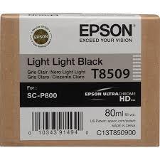 Epson T850900 (T850) UltraChrome?HD Light Light Black Ink Cartridge – 80?mL High-Capacity