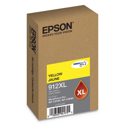 Epson T912XL420 (912XL) High-Yield Yellow Ink Cartridge