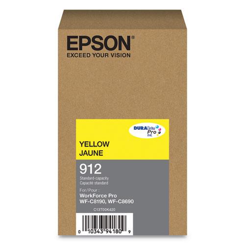 Epson T912XXL420 Extra High-Yield Yellow Ink – ~8,000 Pages