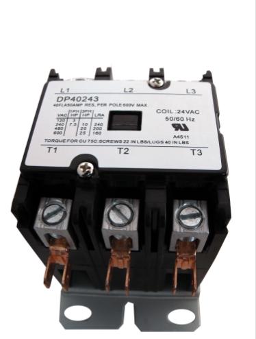 CONTACTOR 3 POLE 24V 40 AMP DP40243