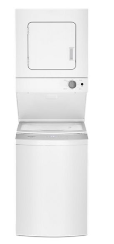 1.6 cu. Electric Stacked Laundry Center 6 Wash cycles and Auto Dry