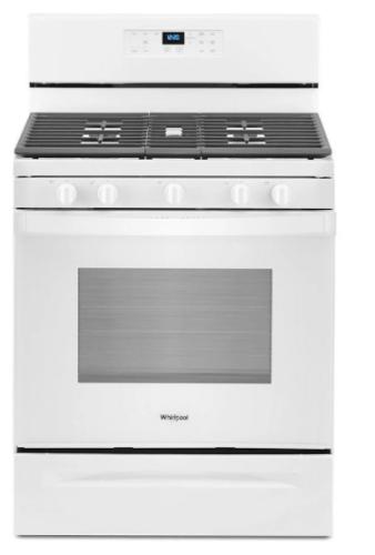 WHIRLPOOL 30" GAS STOVE WHITE