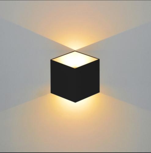 WALL OUTDOOR DECORATIVE LAMP UP&DOWN LIGHT BLACK