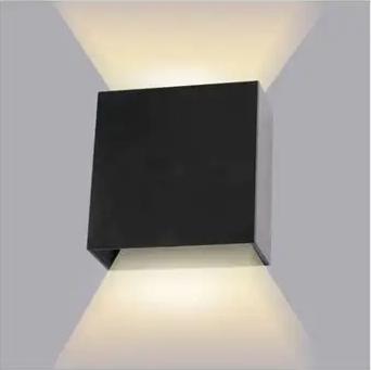 WALL OUTDOOR DECORATIVE LAMP 4W LED BLACK