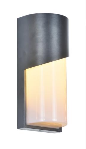 WALL OUTDOOR DECORATIVE LAMP 12W LED GREY