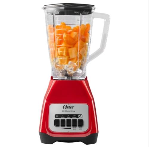 OSTER BLENDER GLASS JAR RED