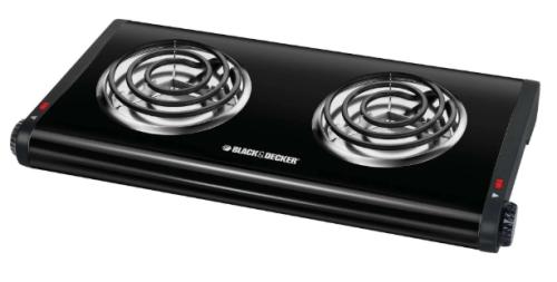 BLACK AND DECKER DOUBLE BURNER STOVE