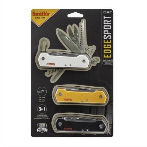 SMITH'S EDGER SPORT 9 IN 1 SS KNIFE