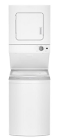 1.6 cu. Electric Stacked Laundry Center 6 Wash cycles and Auto Dry