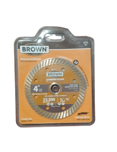 4" TURBO RIM DIAMOND BLADE