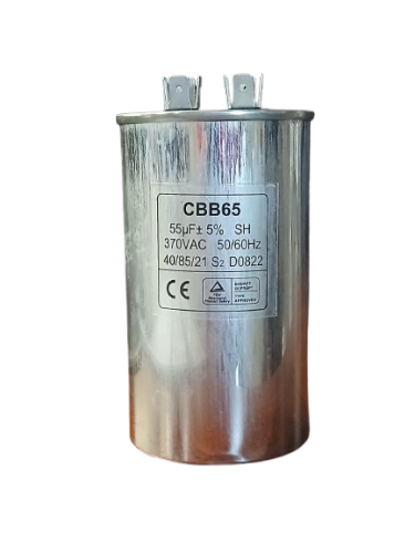 CAPACITOR 55 MFD 370V 37R550