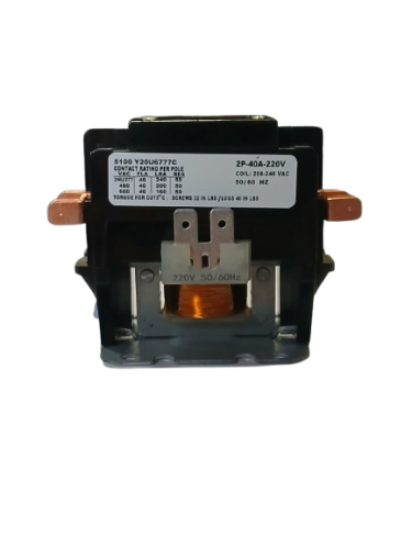 CONTACTOR 2 POLE 40AMP 240VOLT