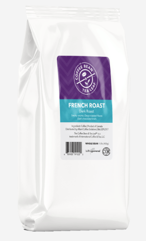 The Coffee Bean & Tea Leaf - French Roast (Whole Bean, 12 x 1 lb)