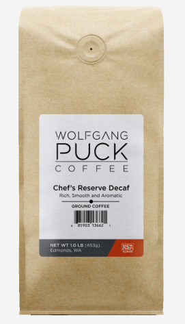 Wolfgang Puck Coffee - Chef's Reserve Decaf Medium Roast (Ground, 12 x 1 lb)