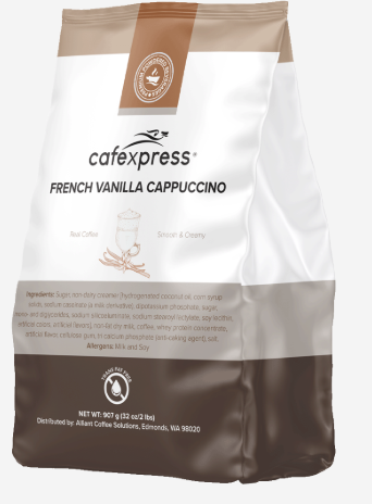 Cafexpress Vanilla Cappuccino Soluble 6pk - Soluble Powder