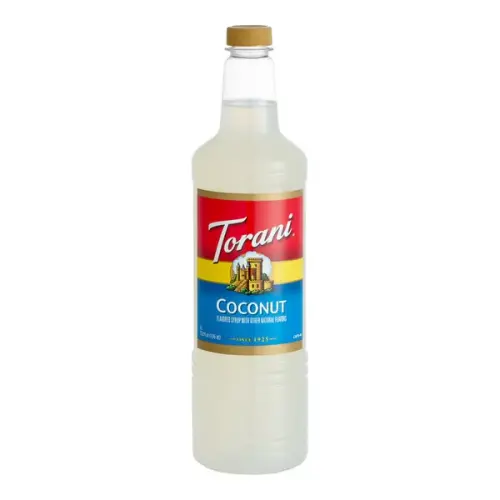 Torani Coconut Syrup 1L Bottle