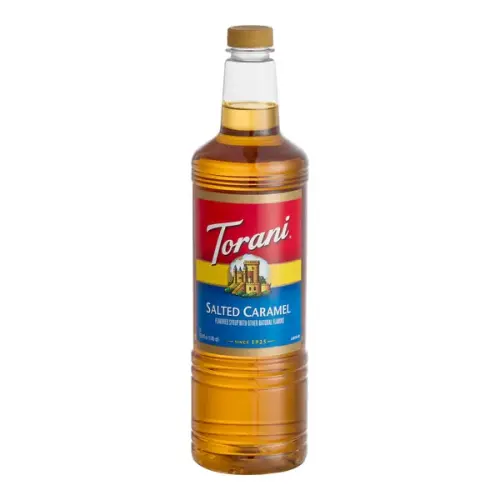 Torani Salted Caramel Syrup 1 Liter Bottle